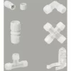 Grafner® LED Lichtschlauch Zubehör 1x Wandhalterung 11