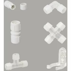Grafner® LED Lichtschlauch Zubehör 1x Wandhalterung 9