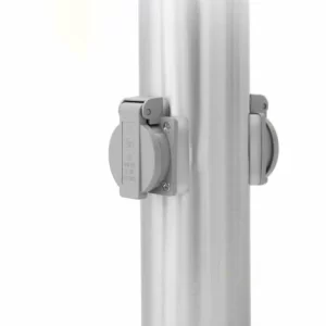 Grafner® Edelstahl Wegleuchte Mit 2 Außensteckdosen Gartenlampe 110 Cm 4er Set 15