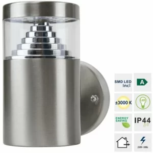 Grafner® Edelstahl Wandlampe 108WB Wandleuchte Mit Integrierten LED Leuchtmittel 9
