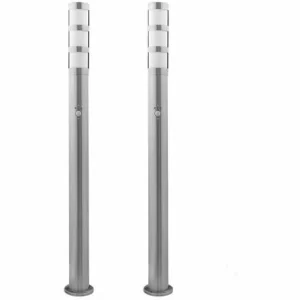 Grafner® Edelstahl Wegleuchte Mit Bewegungsmelder WL10201 Gartenlampe 110 Cm 2er Set 9