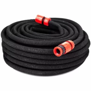 Grafner® 15m Bewässerungsschlauch Mit Perlfunktion Schwarz Perlregner Perlschlauch Tropfschlauch 9