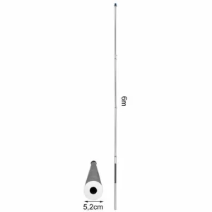 Grafner® Fahnenmast Aluminium Ca. 6 Meter Mit Deutschland Flagge 9