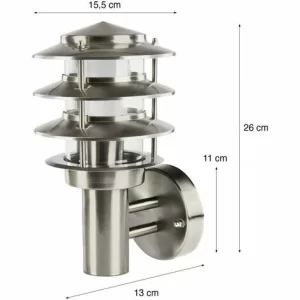 Grafner® Edelstahl-Wandlampe WL10925 13