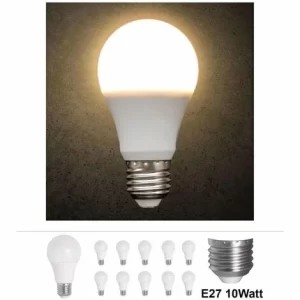 Grafner® LED Leuchtmittel E27 10 Watt 3000K Warmweiss 10er Set 9