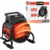 Grafner® Elektroheizer Heizlüfter Bauheizer 2000 Watt Heizstrahler EH10933 17