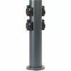 Grafner® Steckdosensäule Anthrazit Mit 4 Außensteckdosen Edelstahl Gartensteckdose Energiesäule 17