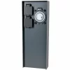 Grafner® Edelstahl Steckdosensäule Mit Timer 2 Außensteckdosen Anthrazit Gartensteckdose 19