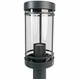 Grafner® Edelstahl Wegleuchte Gartenlampe 50cm Standleuchte Anthrazit 13