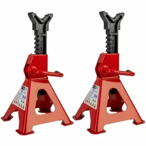 Grafner® Unterstellbock Set 3T KFZ Böcke Set – 3000 Kg Höhenverstellbar 13