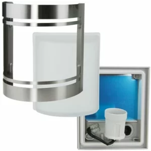 Grafner® Edelstahl Wandlampe 153SQE27 Wandleuchte WL10195 13
