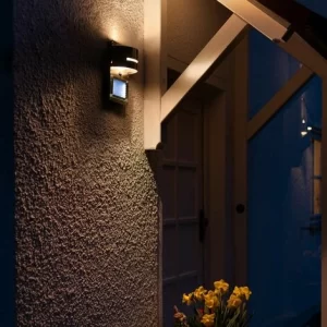 Grafner® Edelstahl Wandlampe Mit Bewegungsmelder Und Hausnummernbeleuchtung 88HN Leuchte 11
