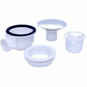 Grafner® Ablaufgarnitur Für Duschwanne Ø 84 – 96 Mm Mit Flexschlauch 15