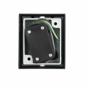 Grafner® Aluminium Wandlampe 37SQWB Wandleuchte Lichtschein Down/Unten In Schwarz 13
