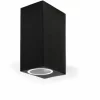 Grafner® Aluminium Wandlampe 37SQWB-2 Schwarz Wandleuchte Lichtschein Up&Down/Oben&Unten 17