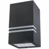 Grafner® Edelstahl Wandlampe 5142 Leuchte Lichtschein Down/Unten In Schwarz 19