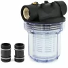Grafner® Universal Filter Kurz Mit Einsatz Geeignet Für Hauswasserwerke FI10633 Und Gartenpumpen 17
