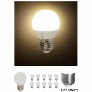Grafner® LED Leuchtmittel E27 5 Watt 3000K Warmweiss 10er Set 9