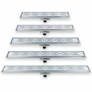 Grafner® Edelstahl Duschrinne Bodenablauf Siphon Ablaufrinne Für Dusche 90 Cm 11